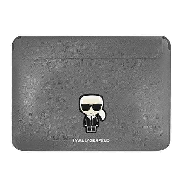 Karl Lagerfeld Saffiano Ikonik Sleeve - Notebook case 16" (Black)