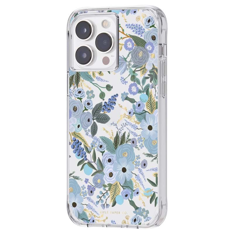 Rifle Paper Clear - Case for iPhone 14 Pro Max (Garden Party Blue) 3