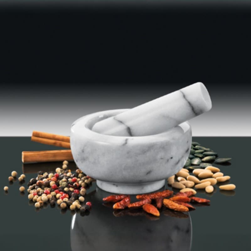 Küchenprofi - Marble Mortar for Herbs and Spices 8x5 cm 2