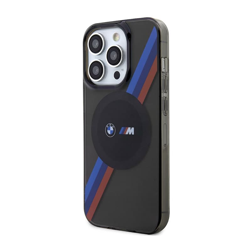 BMW Tricolor Stripes MagSafe - Case for iPhone 14 Pro Max (Grey) 2