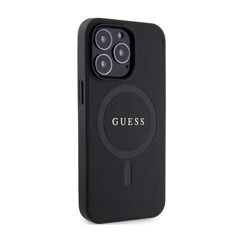 Guess Saffiano MagSafe - Case for iPhone 13 Pro (black) 4