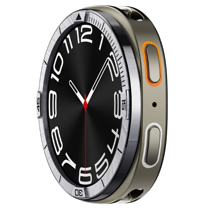 Spigen Bezel Tune Pilot - Case / Protective Ring for Samsung Galaxy Watch 8 44 mm (Silver) 8