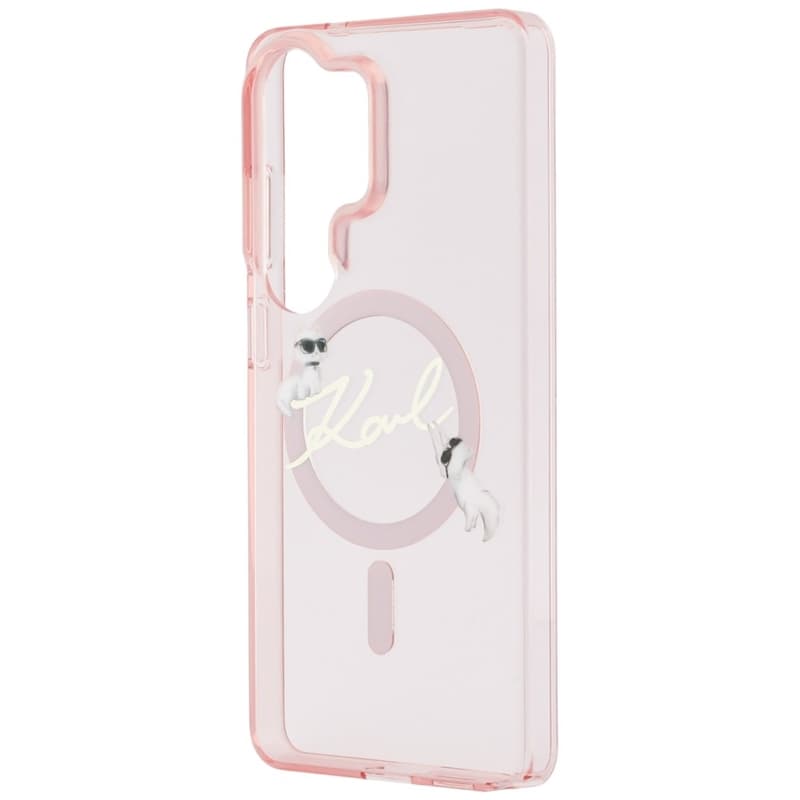 Karl Lagerfeld IML KC Script MagSafe - Samsung Galaxy S26 Ultra Case (Pink) 6
