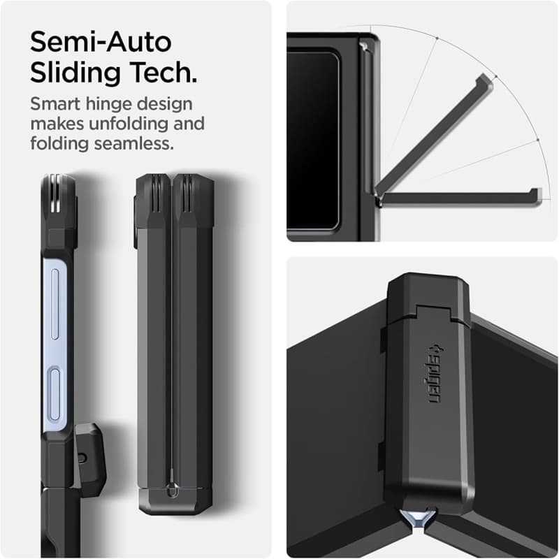 Spigen Tough Armor Pro Mag MagSafe - Case for Samsung Galaxy Z Flip 6 / 7 FE (Black) 2