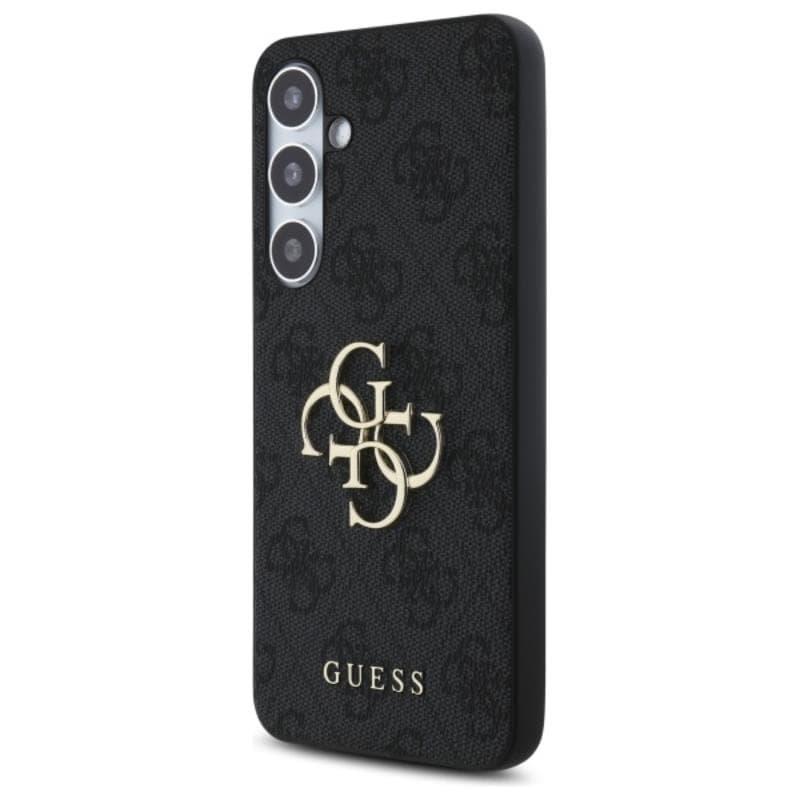 Guess 4G Big Metal Logo - Case for Samsung Galaxy S24 FE (gray) 2