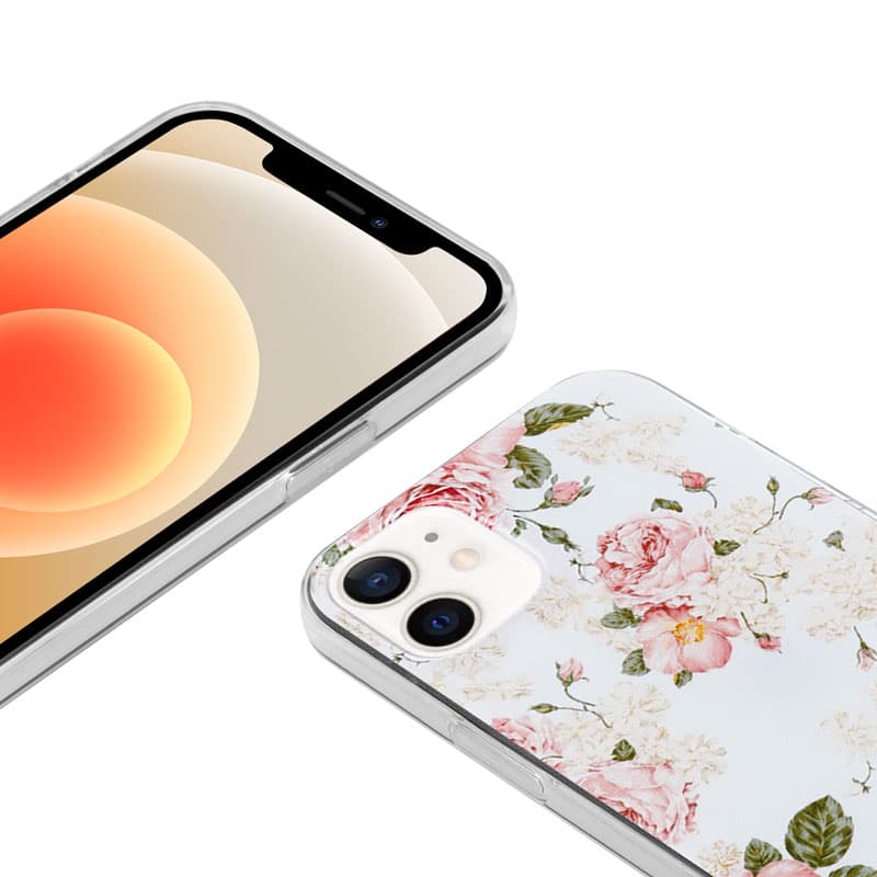 Crong Flower Case - iPhone 12 Mini Case (pattern 02) 4