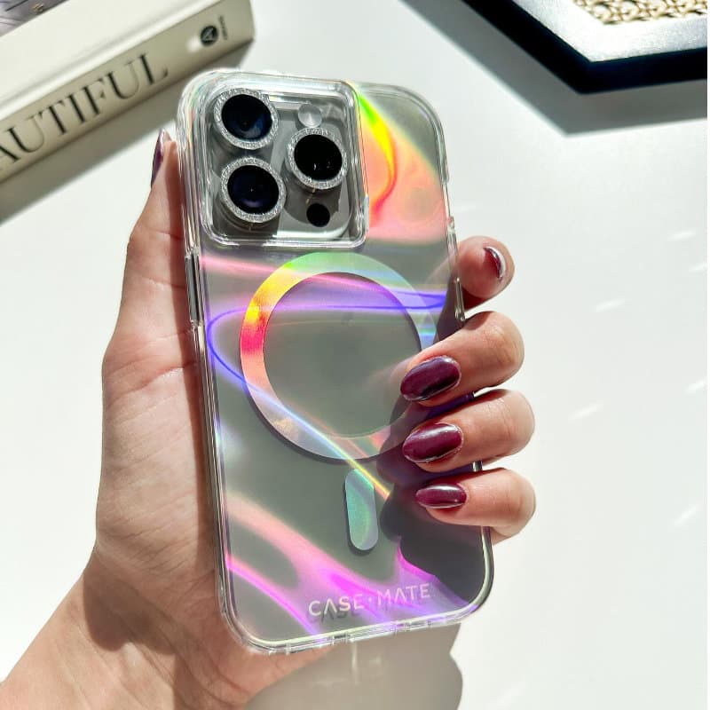 Case-Mate Soap Bubble MagSafe - Case for iPhone 14 Plus (Iridescent) 8