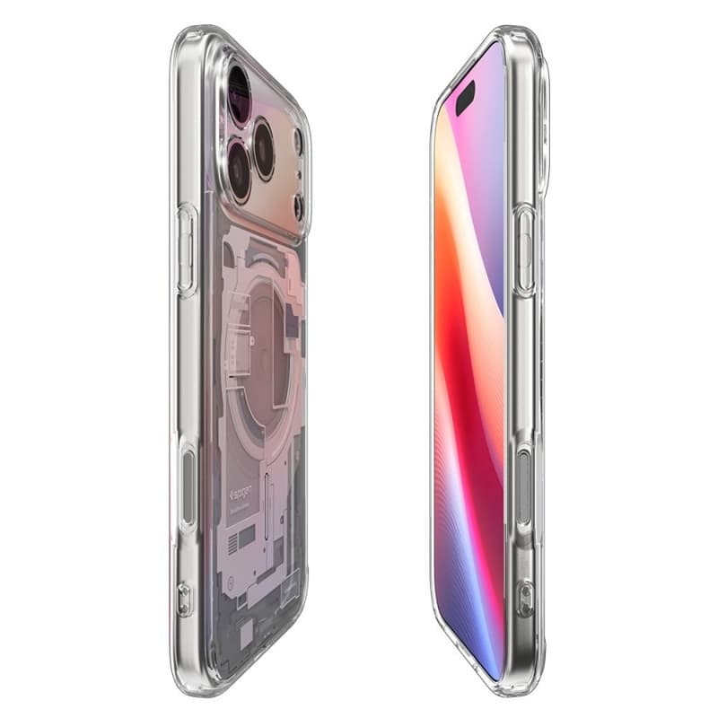 Spigen Ultra Hybrid Mag MagSafe - Case for iPhone 17 Pro Max (Zero One White) 6