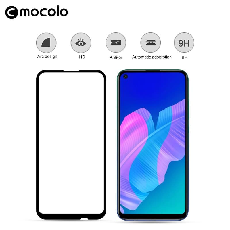 Mocolo 2.5D Full Glue Protective Glass for Huawei P40 Lite E 3