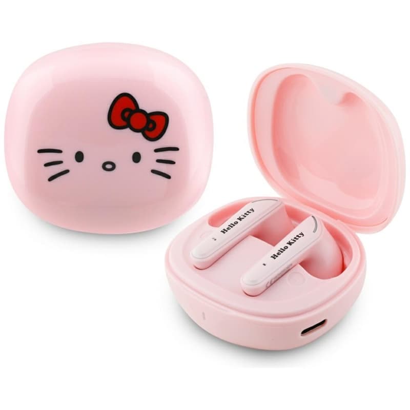 Hello Kitty O Glossy Finish - TWS Earbuds + Charging Case (Pink) 1