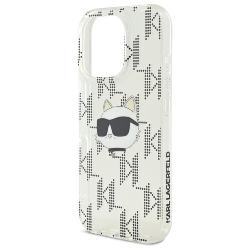 Karl Lagerfeld IML Choupette Head Electroplated - Case for iPhone 16 Pro (transparent) 6