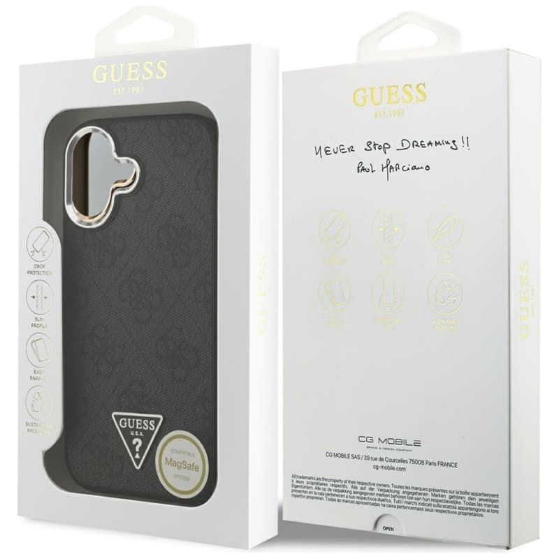 Guess 4G Triangle Logo MagSafe - Case iPhone 17 (black) 8