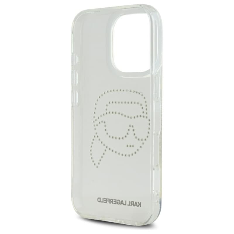 Karl Lagerfeld IML Rhinestones Karl Head - Case for iPhone 16 Pro Max (transparent) 7