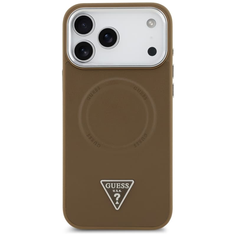 Guess Triangle Logo MagSafe - Case iPhone 17 Pro (Brown) 3