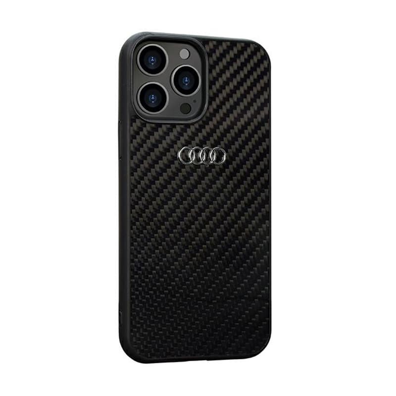 Audi Carbon Fiber - Case for iPhone 13 Pro Max (Black) 2