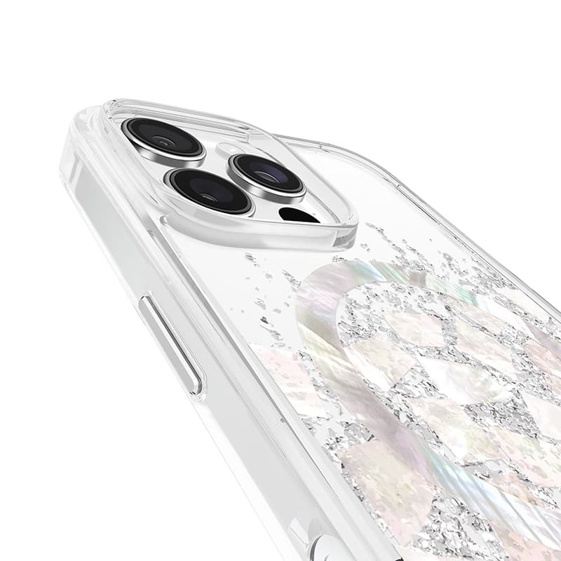 Case-Mate Karat MagSafe - Case for iPhone 16 Pro Max with Pearl Inlay (A Touch of Pearl) 8