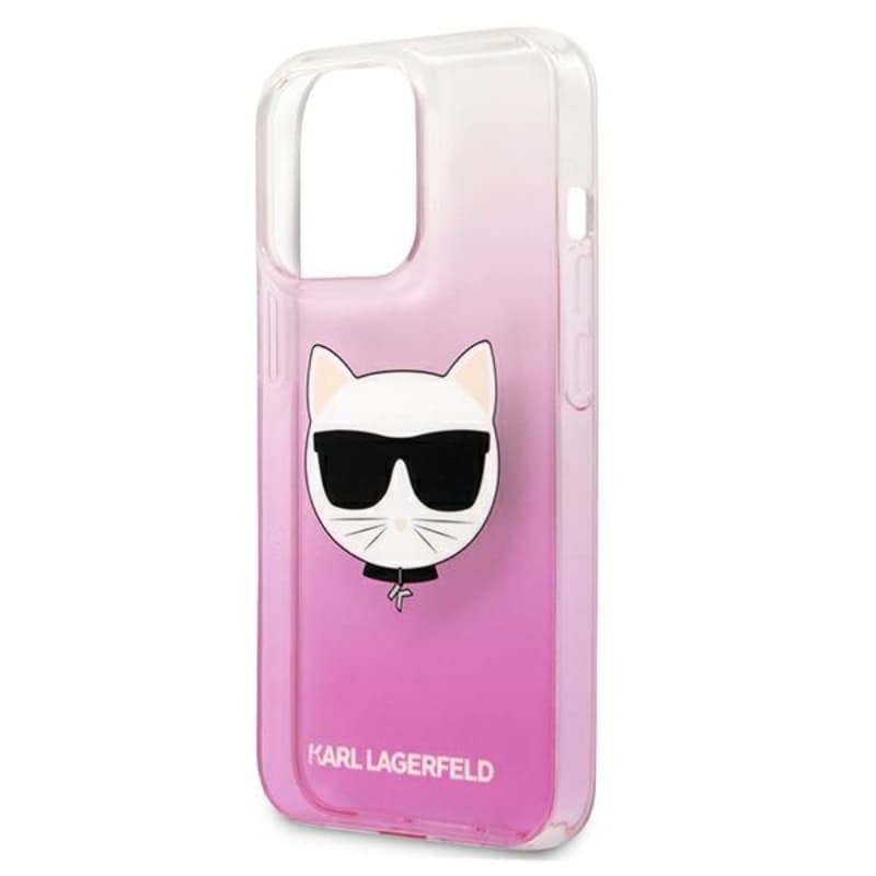 Karl Lagerfeld Choupette Head  - Case for iPhone 13 Pro Max (Pink) 6