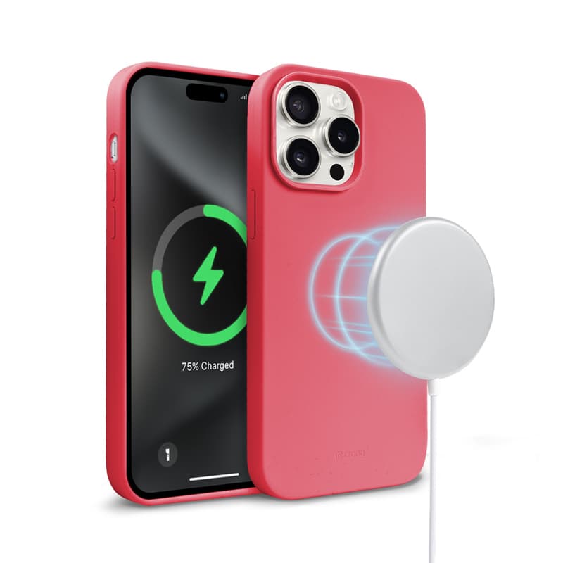 Crong Color Cover Magnetic - iPhone 15 Pro MagSafe Case (Pink) 5
