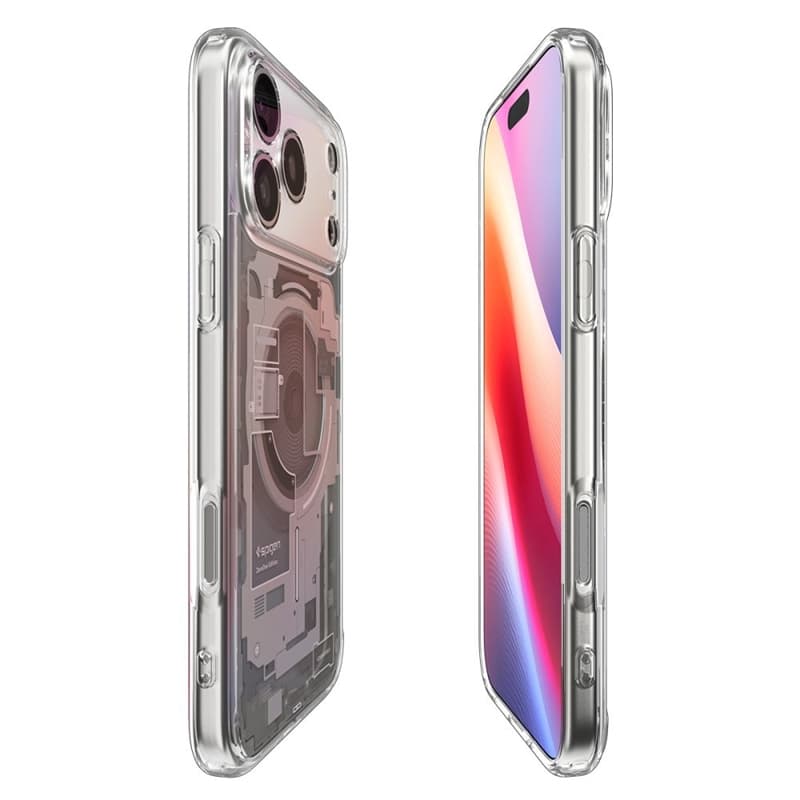 Spigen Ultra Hybrid Mag MagSafe - Case for iPhone 17 Pro (Zero One Natural Titanium) 6