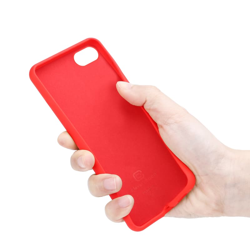 Crong Color Cover - Case iPhone SE (2022/2020) / 8 / 7 (red) 3