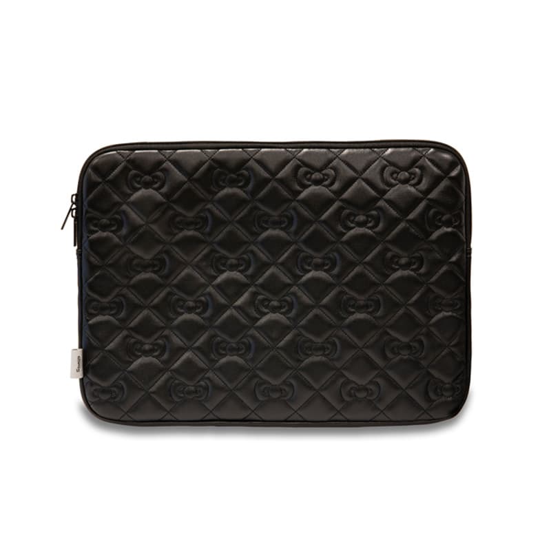 Hello Kitty Zip PU Quilted Bows Sleeve - Notebook case 13" / 14" (black) 3