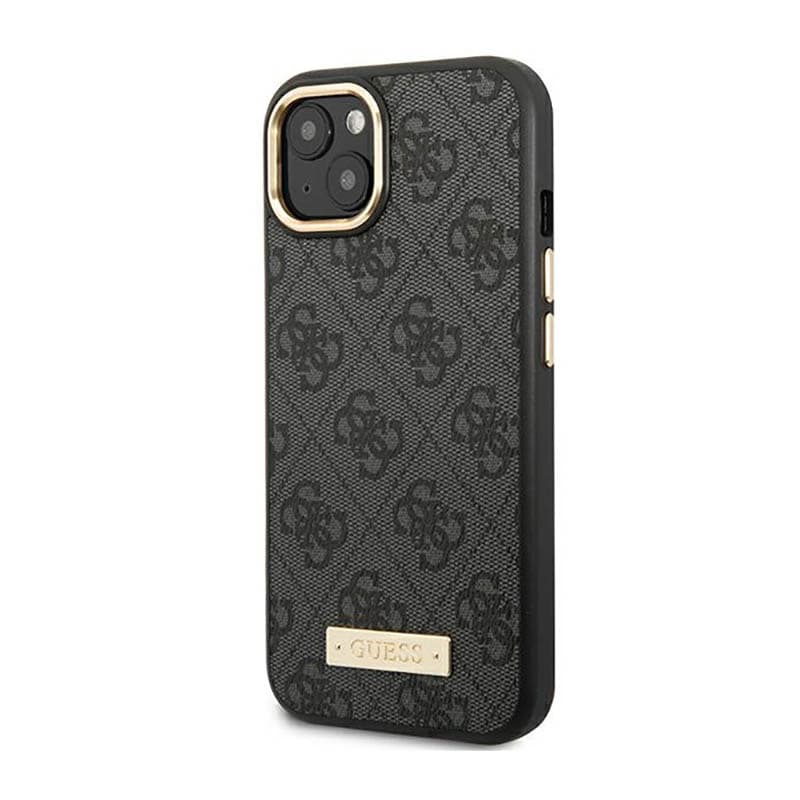 Guess 4G Logo Plate MagSafe - Case for iPhone 14 Plus (Black) 2