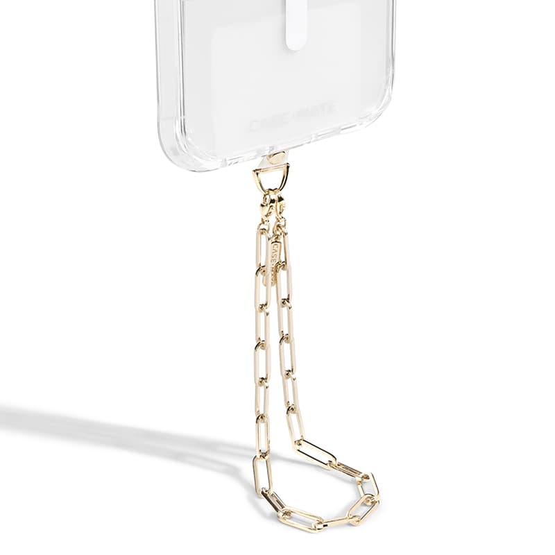 Case-Mate Link Chain Phone Wristlet - Universal phone lanyard (Champagne) 2
