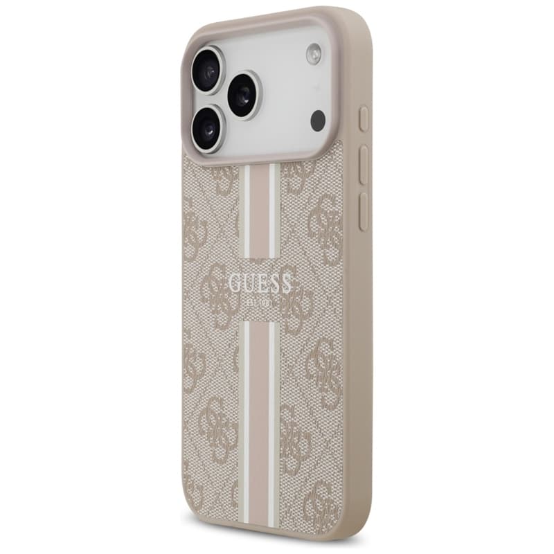 Guess 4G Printed Stripes MagSafe - Case iPhone 17 Pro Max (pink) 2