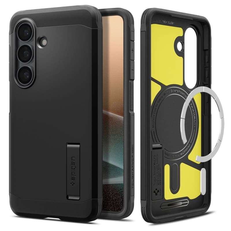 Spigen Tough Armor MagSafe - Case for Samsung Galaxy S26+ (Black) 2