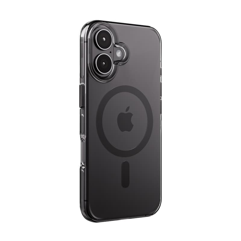 Crong Clear MAG Pro - iPhone 16 MagSafe Case (Black) 4
