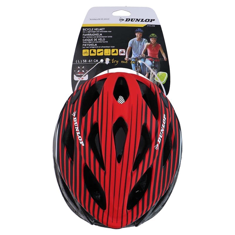 Dunlop - MTB Bike Helmet s. L (Red) 2
