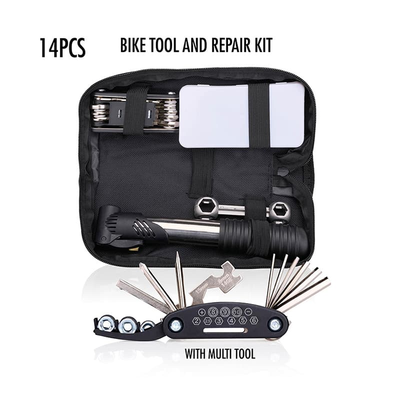 Bicycle Gear - Bike tool set in case 14 items 1
