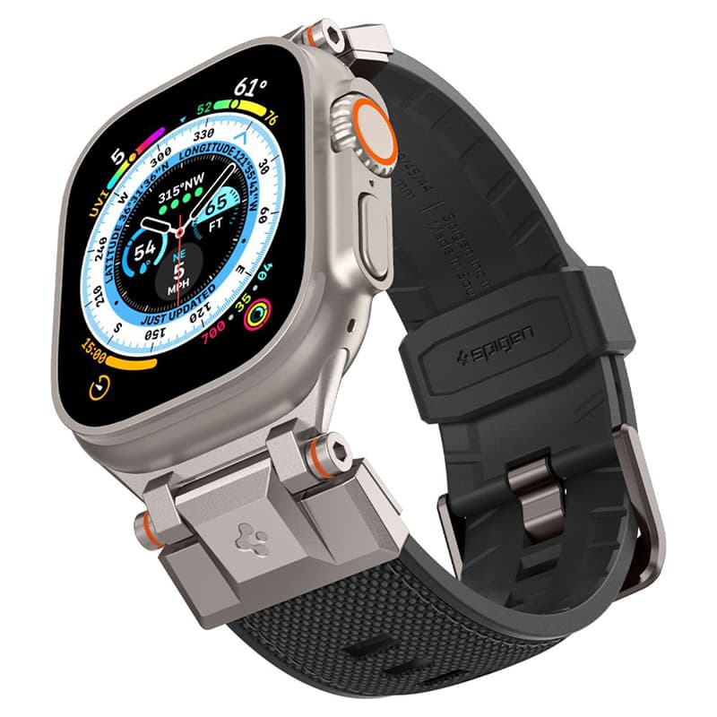 Spigen DuraPro Armor - Strap for Apple Watch 42/44/45/49 mm (Black) 8
