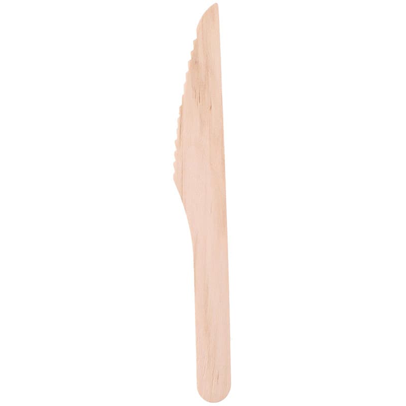 Alpina - Disposable wooden knives 16 cm 50 pcs 2