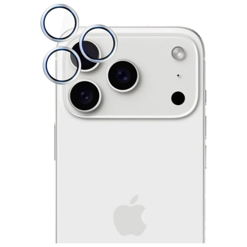 3mk HARDY Lens Protection Pro - Camera Lens Glass for iPhone 17 Pro / iPhone 17 Pro Max (Silver) 6