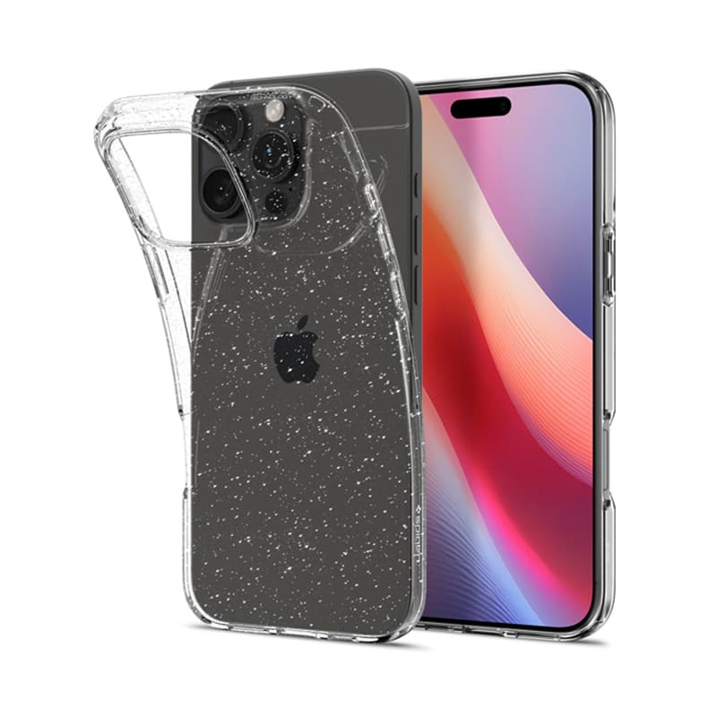 Spigen Liquid Crystal Glitter - Case for iPhone 16 Pro Max (Clear) 2