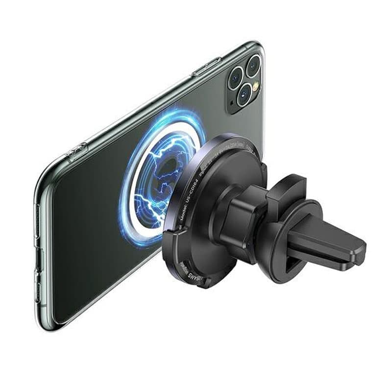 USAMS US-CD164 - Car holder with 15W inductive charger (Black) 3