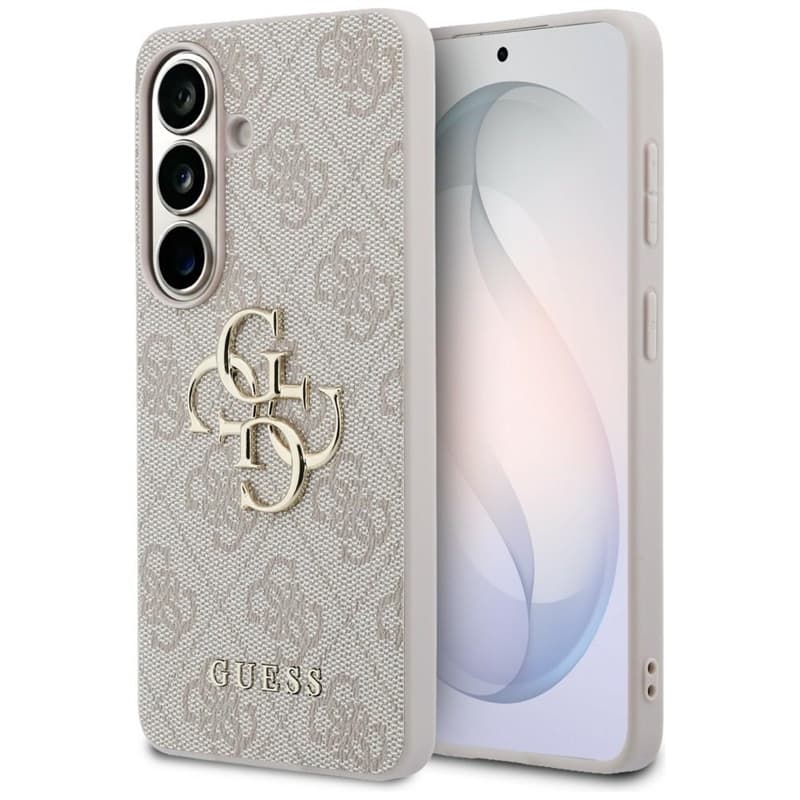 Guess 4G Big Metal Logo - Samsung Galaxy S26+ Case (Pink)