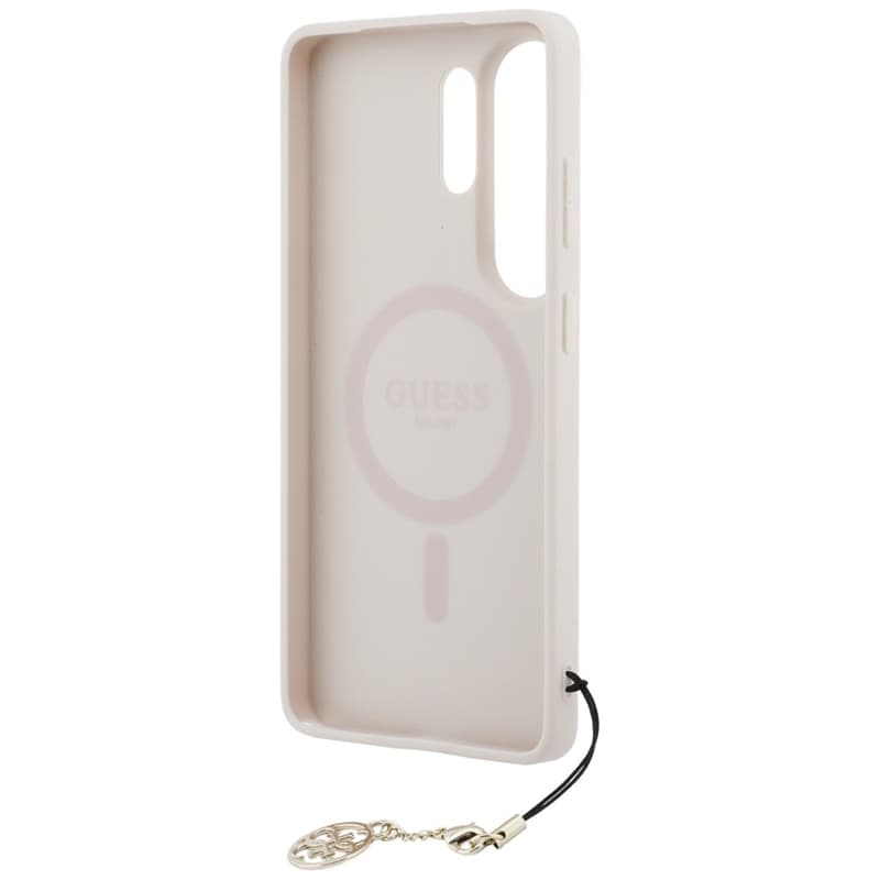 Guess 4G Classic Logo Charm MagSafe - Samsung Galaxy S26 Ultra Case (Pink) 6