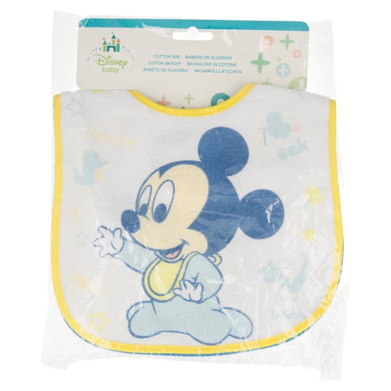 Mickey Mouse - Small bib with velcro (2 pcs) 4