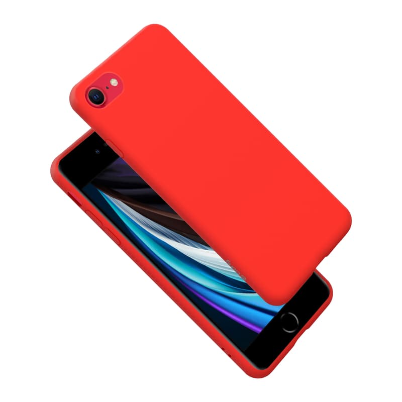 Crong Color Cover - Case iPhone SE (2022/2020) / 8 / 7 (red) 4