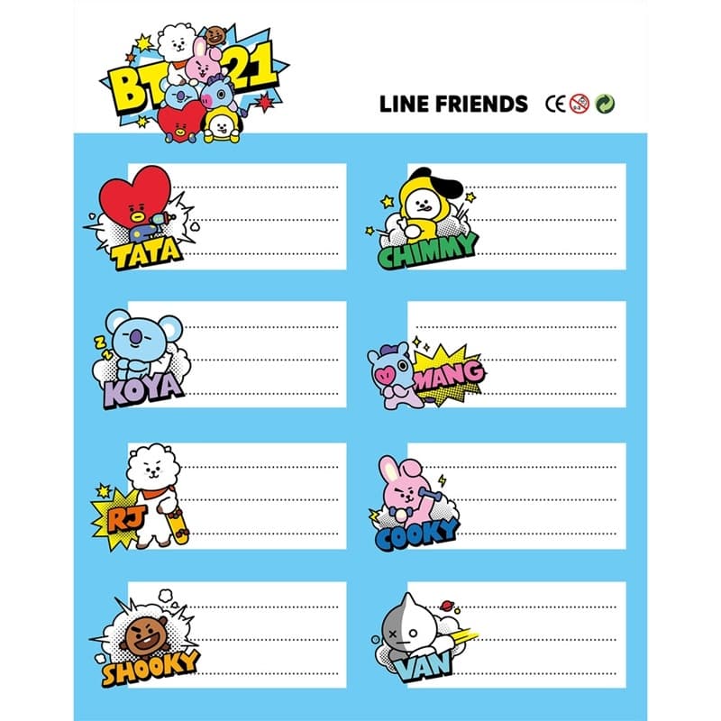 BT21 - Set of stickers 1