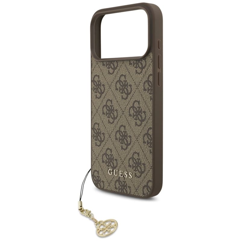 Guess 4G Charms Collection MagSafe - iPhone 17 Pro Max Case (Brown) 5