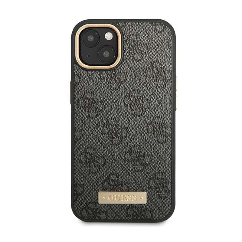 Guess 4G Logo Plate MagSafe - Case for iPhone 14 Plus (Black) 3