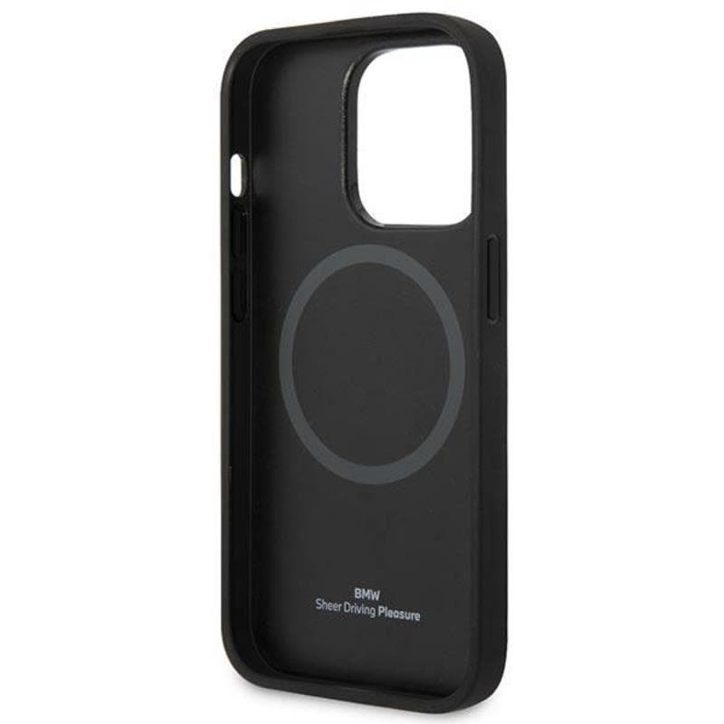 BMW Leather Hot Stamp MagSafe - Case for iPhone 14 Pro Max (Black) 7