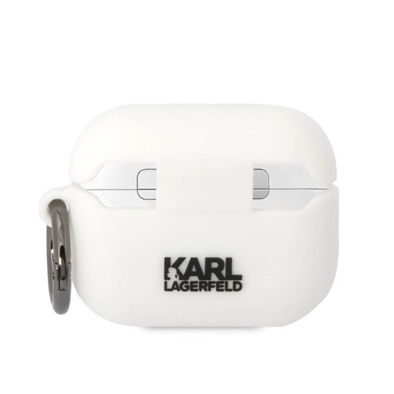 Karl Lagerfeld Silicone NFT Choupette Head 3D - AirPods Pro Case (white) 2