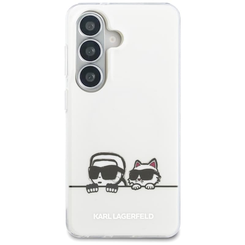 Karl Lagerfeld IML Peekaboo Karl & Choupette MagSafe - Case for Samsung Galaxy S26+ (transparent) 2