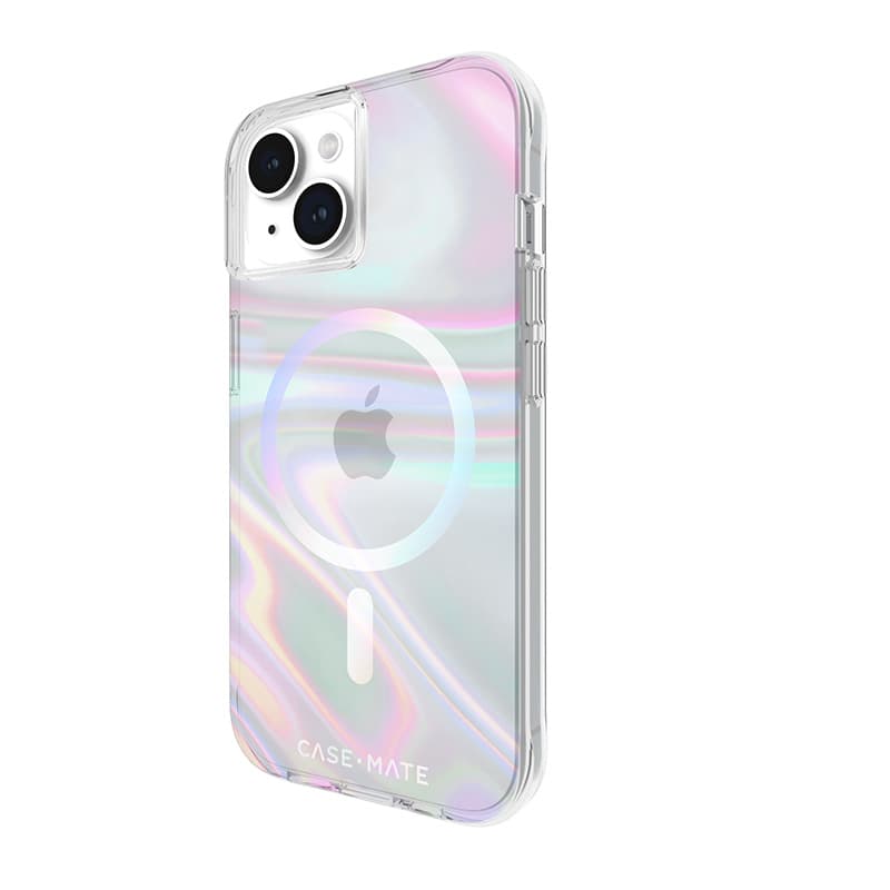 Case-Mate Soap Bubble MagSafe - Case for iPhone 15 / iPhone 14 / iPhone 13 (Iridescent) 3