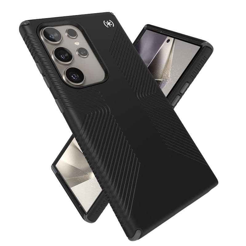 Speck Presidio2 Grip - Samsung Galaxy S24 Ultra Case (Black/Slate Grey/White) 8