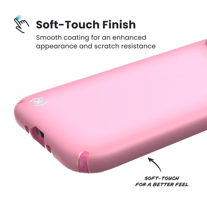Speck Presidio Lux MagSafe - iPhone Air Case (Ibis Pink / Dark Ibis / Kanon Green) 3